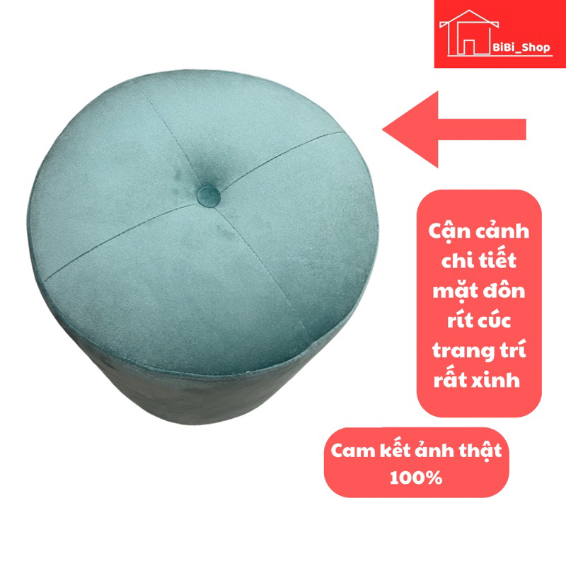 Đôn Tròn Sofa – Ghế Ngồi Trang Điểm Đa Năng Trong Nhà