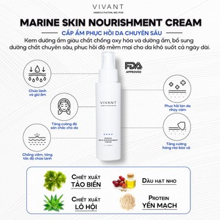 Kem dưỡng Vivant Totaloe - Allantoin - Marine - Recovery Ointment