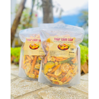 THUYTIENFOOD Rau Củ Quả Thập Cẩm Sấy Giòn – Túi 350gr – Snack Ăn Vặt Healthy – Giòn Tan Tự Nhiên, Tốt Cho Sức Khỏe