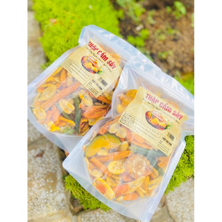 THUYTIENFOOD Rau Củ Quả Thập Cẩm Sấy Giòn – Túi 350gr – Snack Ăn Vặt Healthy – Giòn Tan Tự Nhiên, Tốt Cho Sức Khỏe