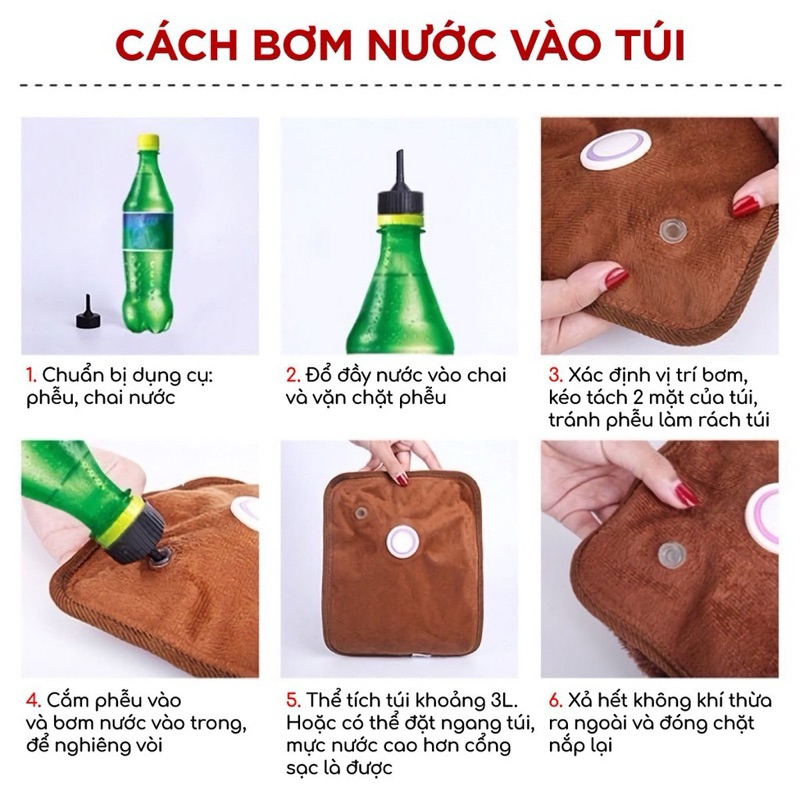 Túi chườm, túi sưởi ấm gấu bông (Hàng sẵn/ảnh thật)