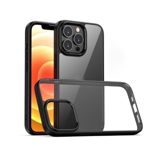Ốp lưng iphone trong chống ố viền mầu nhỏ cho iPHONE 11 -> 15PROMAX