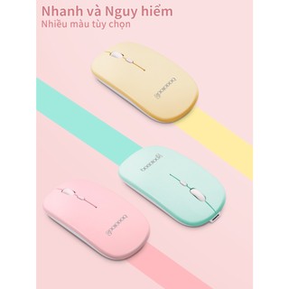 Chuột không dây 2 trong 1 Goojodoq Dual Mode 2.4Ghz Wireless Bluetooth 2 In 1 Cordless Mouse Bảo mật chính hãng