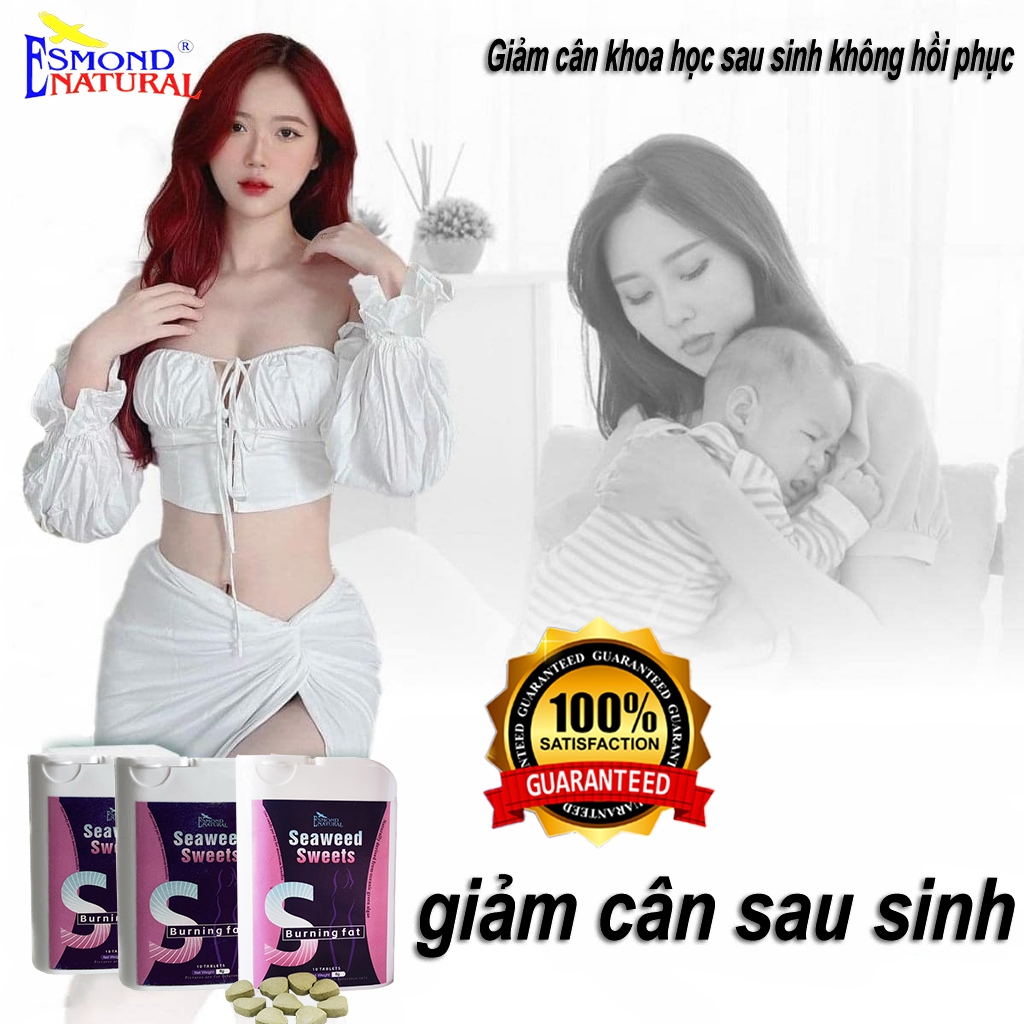 [Giảm cân hiệu quả] Seaweed Sweets Viên uống Giảm cân Nhanh cấp tốc an toàn detox Không Phải Thuốc Giảm Cân