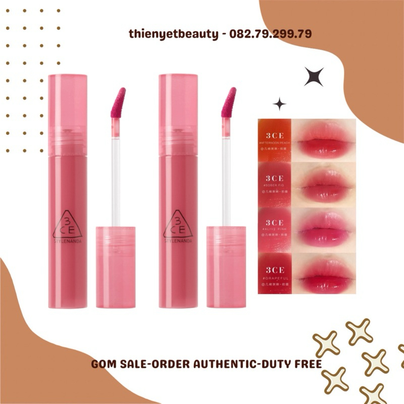 Mini - Son tint bóng Syrup/Blur layering tint căng mọng | Shopee Việt Nam