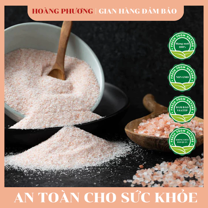 Muối Hồng Himalaya Organic - Muối Hồng Himalaya Nấu Ăn Kiêng Ngâm Chân Giải Độc Mịn Và Hạt Date Mới – 5
