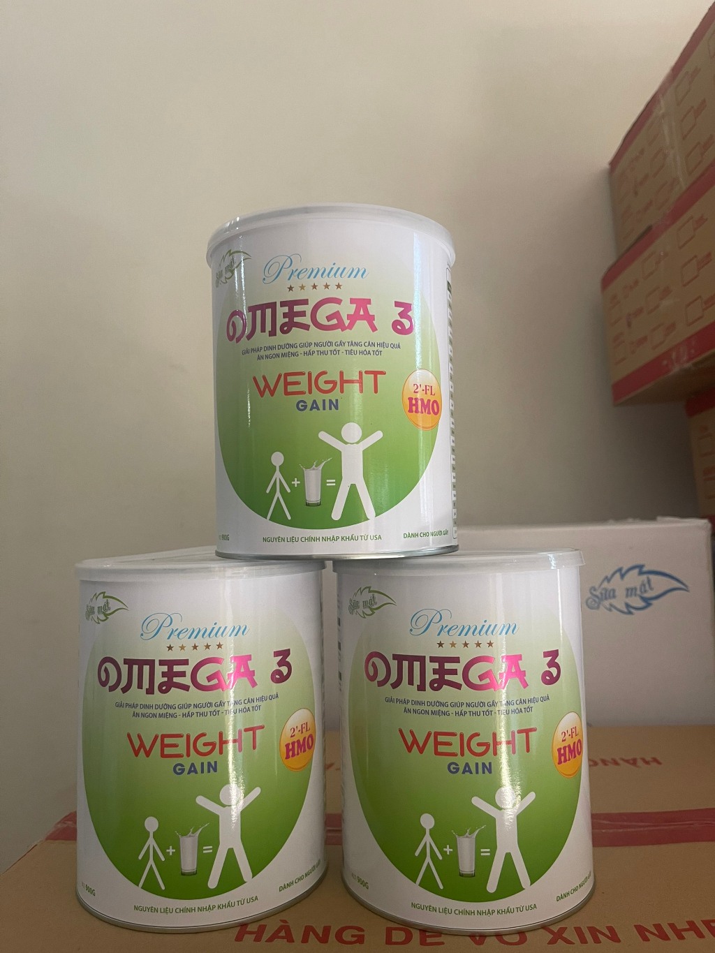 sữa bột Omega 3 WEIGHT GAIN tăng cân cho người gầy 900g Shopee Việt Nam