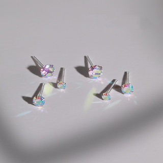 Khuyên tai nụ Bạc LoPa dáng nụ đá czit dáng cá tính nam nữ Jewelry LoPa