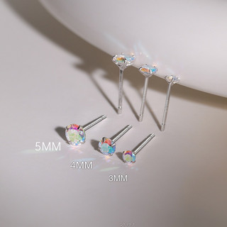 Khuyên tai nụ Bạc LoPa dáng nụ đá czit dáng cá tính nam nữ Jewelry LoPa