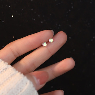 Khuyên tai nụ Bạc LoPa dáng nụ đá czit dáng cá tính nam nữ Jewelry LoPa