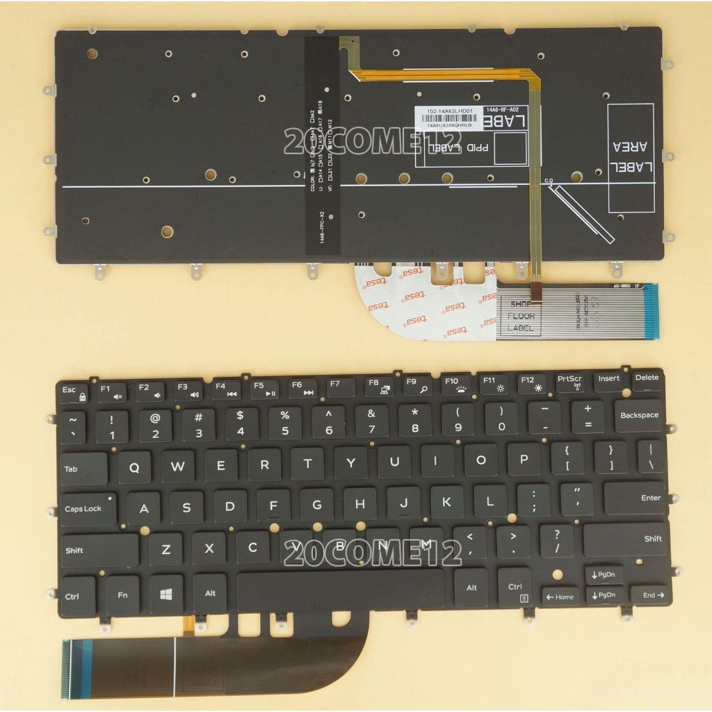 Bàn Phím Laptop Dell Insprion 13 7347 9343 (CÓ ĐÈN) Inspiron 13 7347 7348 7352 7353 7359 7547 7548, XPS 13 9343 93Laptop