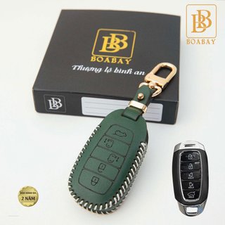 BAO DA KHOÁ Ô TÔ HYUNDAI CUSTIN Ốp da bò thật hàng cao cấp Boabay giữ khoá luôn mới tránh trầy xước bảo hành 2 năm về da