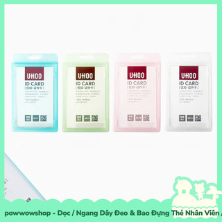 [Sẵn VN - Hỏa Tốc] Dọc / Ngang Dây Đeo & Bao Đựng Thẻ Nhân Viên / Học Sinh / Sinh Viên Nhựa PP Trong Suốt 2 Mặt Đơn Giản