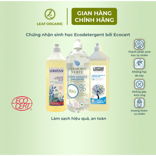 Nước rửa bát sinh học đậm đặc hương chanh Lerutan 1L