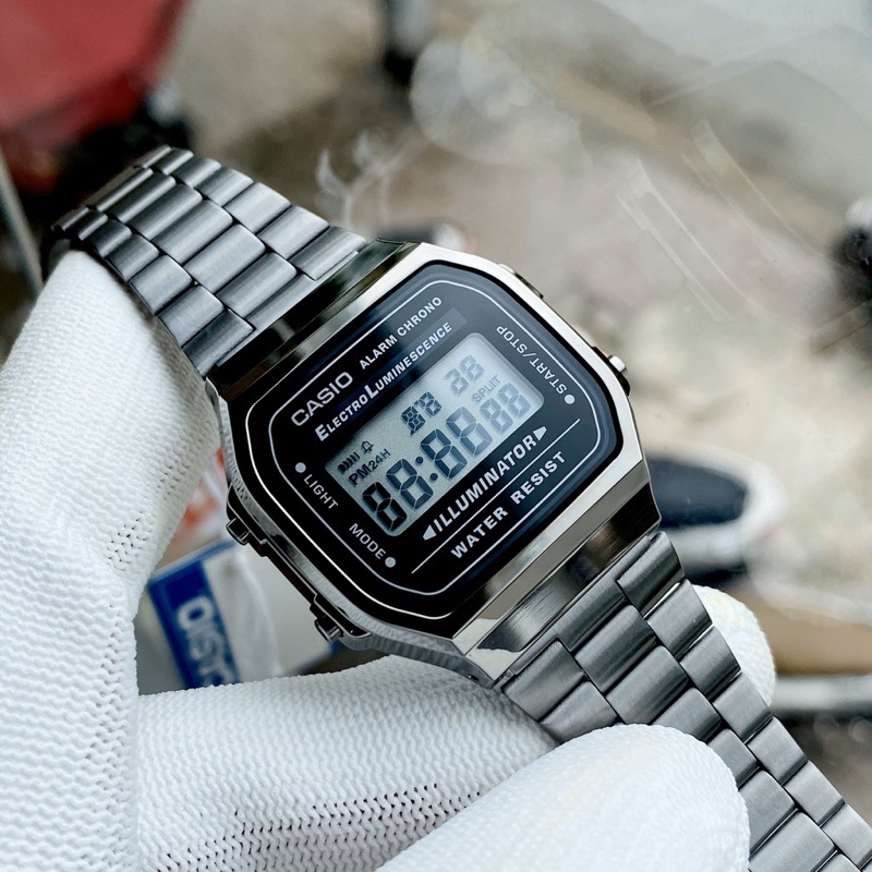 Đồng hồ nam casio A168wgg-1a newfullbox , chính hãng bảo hành 3 năm |  Shopee Việt Nam