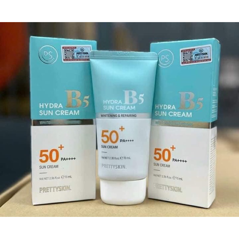 Kem Chống Nắng B5 Prettyskin Phục Hồi Dưỡng Trắng Hydra B5 Suncream Pretty Skin 70ml Shopee 6695