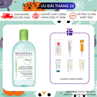 Dung dịch làm sạch và tẩy trang công nghệ Micellar dành cho da hỗn hợp, da dầu Bioderma Sebium H2O 500ml