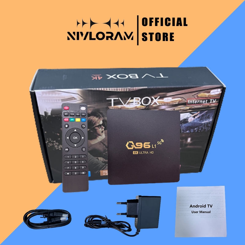 Android TV Box Q96 L1 MAX bản 16GB+256GB Tiếng Việt Wifi 2.4G, Android ...
