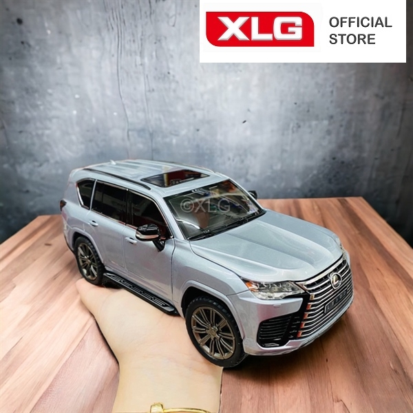 Ảnh Mô hình xe ô tô Lexus LX600 1:24 hợp kim có đèn led âm thanh - XLG 1