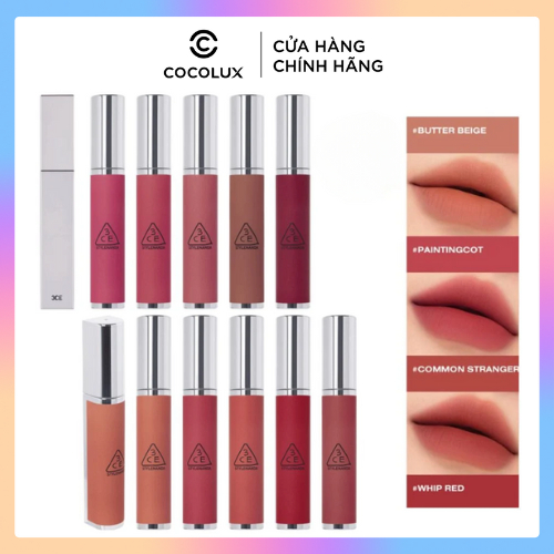 Son Kem Lỳ 3CE Hazy Lip Clay 4g