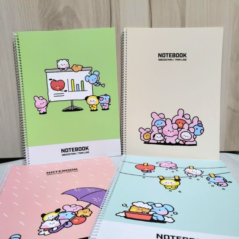 Sổ tay lò xo BT21 MININI NOTEBOOK | Shopee Việt Nam