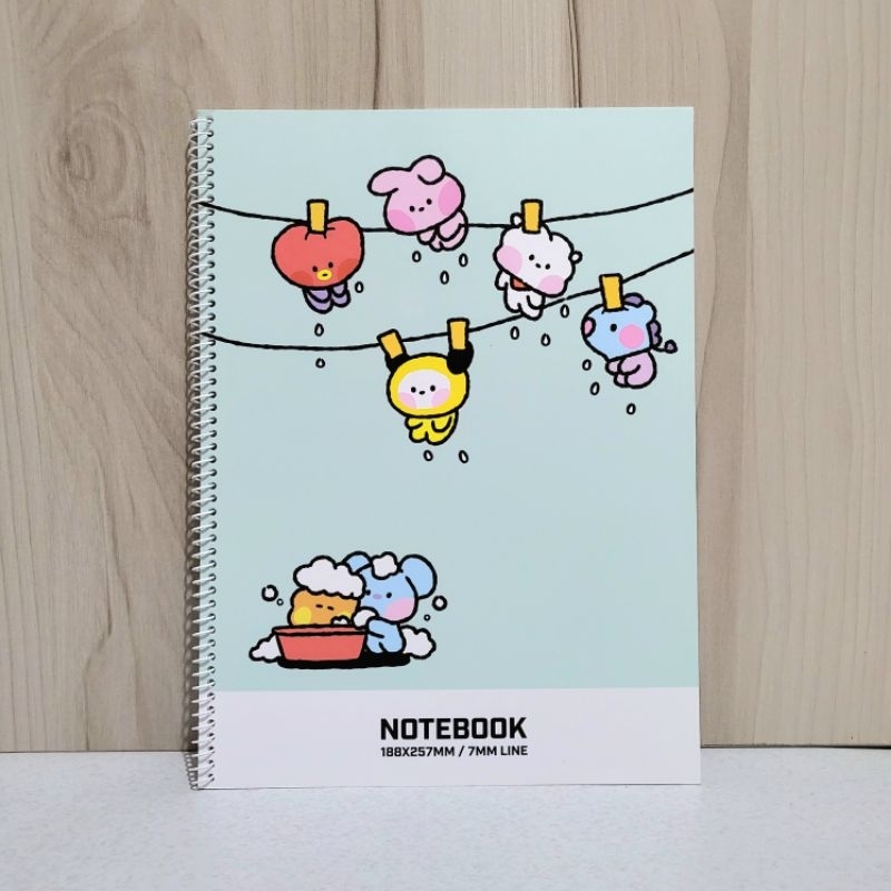 Sổ tay lò xo BT21 MININI NOTEBOOK | Shopee Việt Nam