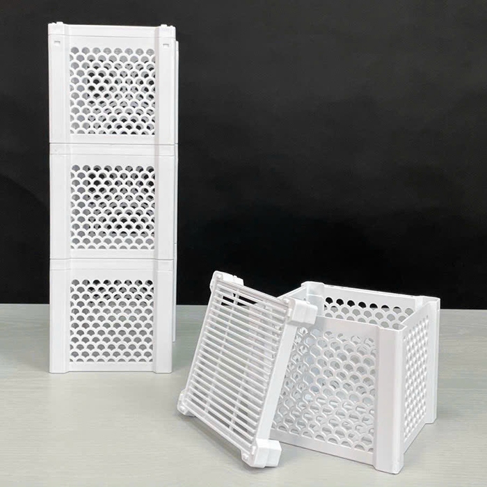 HỘP NHỰA VUÔNG CHỨA VẬT LIỆU LỌC CHO BỂ CÁ, LÀM LỒNG DƯỠNG, ĐỂ CÁ 12x12x12cm