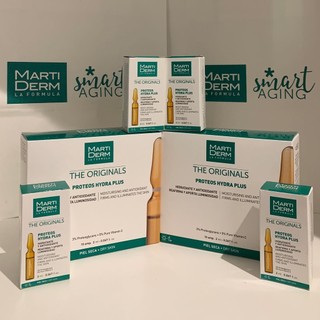 Ampoule Dưỡng Ẩm, Làm Săn Chắc & Ngừa Lão Hoá Da - MartiDerm The Originals Proteos Hydra Plus
