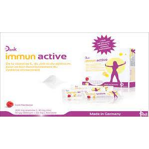 (Date 9/2024) Bột tăng sức đề kháng Immun Active Denk hộp 20 gói ...