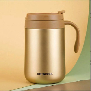 Ca giữ nhiệt 500ml Hot&Cool inox 304 , ly giữ nhiệt có nắp đậy kín 2 lớp giữ nhiệt cao cấp
