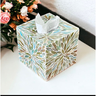Hộp đựng giấy ăn khảm trai cao cấp