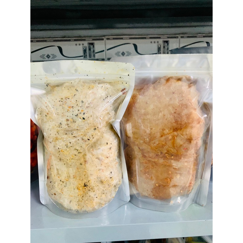 Bánh tráng phô mai tôm hành