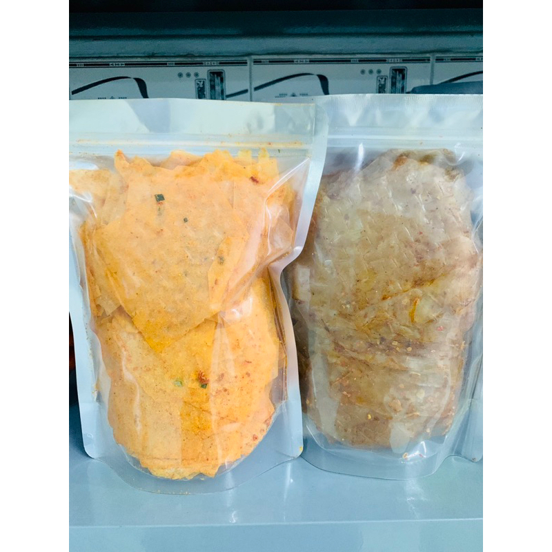 Bánh tráng phô mai tôm hành