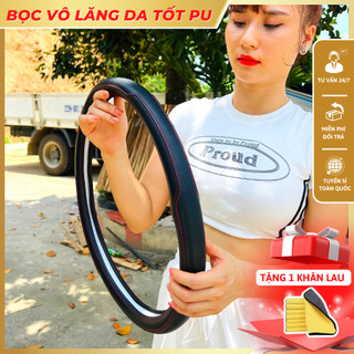 Bọc vô lăng Da tốt cao cấp, mềm mại chắc tay lái đủ size cho ô tô, xe tải