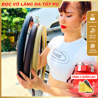 Bọc vô lăng Da tốt cao cấp, mềm mại chắc tay lái đủ size cho ô tô, xe tải