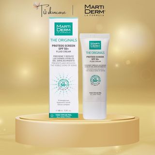 Kem Chống Nắng Phổ Rộng Toàn Diện Ngừa Lão Hóa, Phòng Chống Nám Quay Lại - MartiDerm The Originals Proteos Screen SPF50+