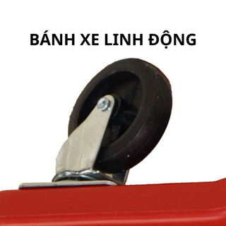 Xe chui gầm, kiểm tra, sửa chưa ô tô 6 bánh dễ dàng di chuyển