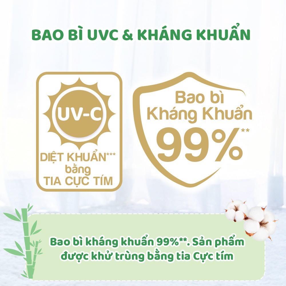 Tã quần/dán thiên nhiên Molfix Ultra M84/L76/XL70/XXL64 ( mẫu mới )