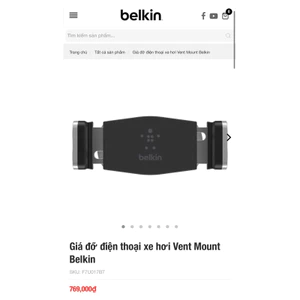 Giá đỡ điện thoại xe hơi Vent Mount Belkin ( không hộp )