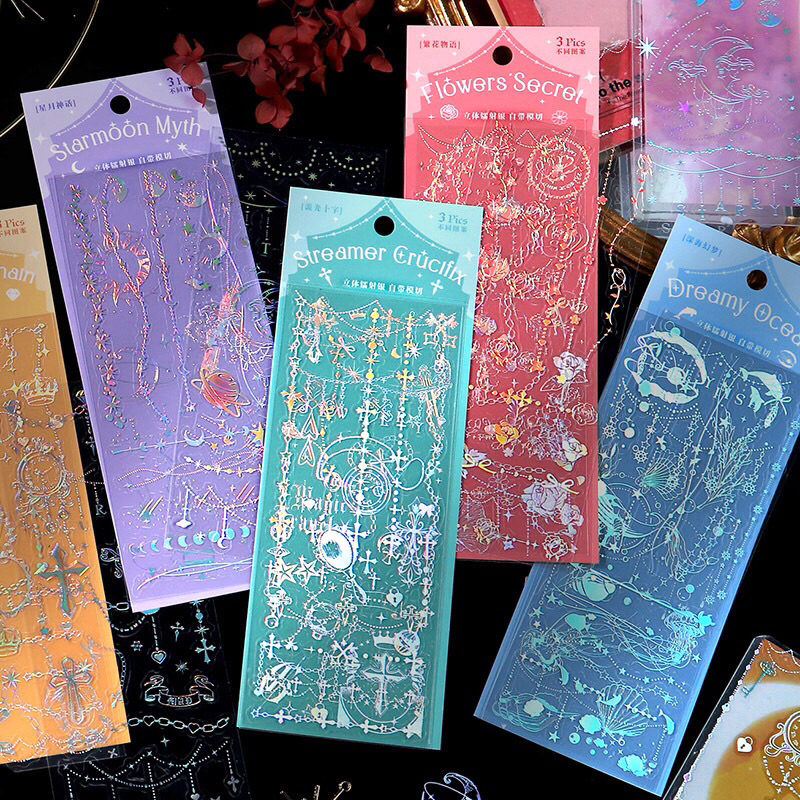 Sticker Dán Toploader Viền Bạc Twinkle Line | Shopee Việt Nam