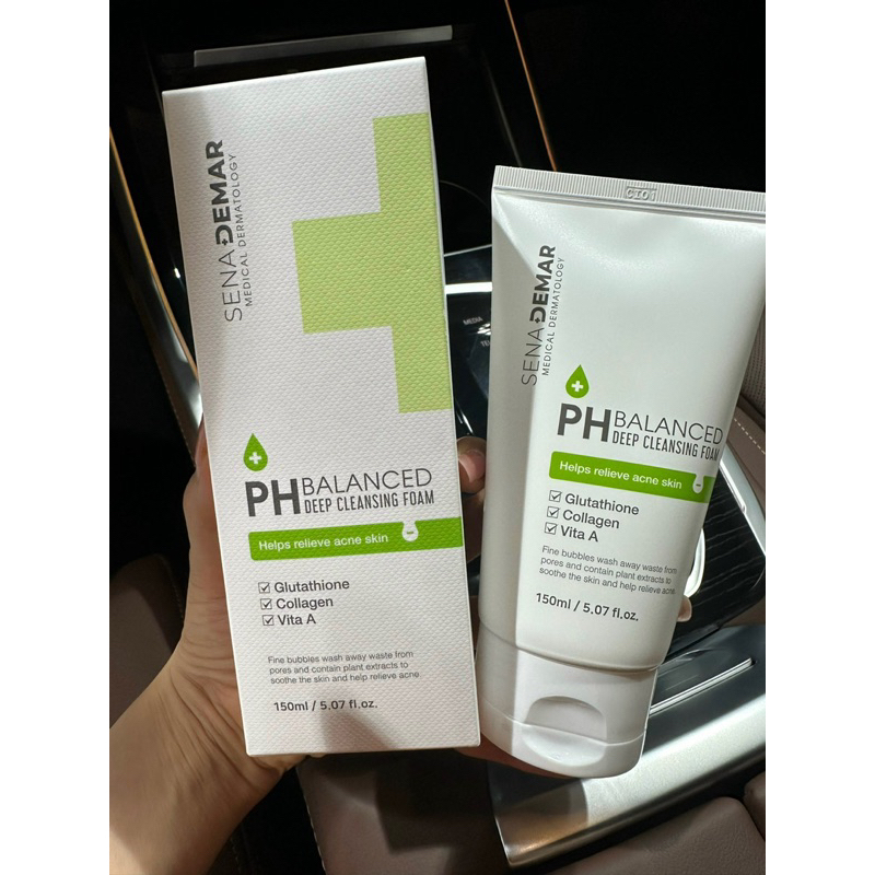 Sữa rửa mặt Sena demar PH balanced deep cleansing foam 150ml - hạn 2028 Hàn Quốc sữa rửa mặt senademar  IS338