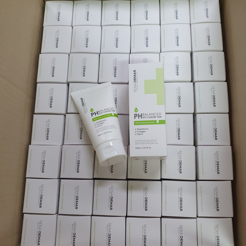 Sữa rửa mặt Sena demar PH balanced deep cleansing foam 150ml - hạn 2028 Hàn Quốc sữa rửa mặt senademar  IS338