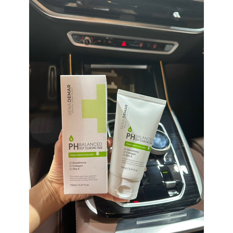 Sữa rửa mặt Sena demar PH balanced deep cleansing foam 150ml - hạn 2028 Hàn Quốc sữa rửa mặt senademar  IS338