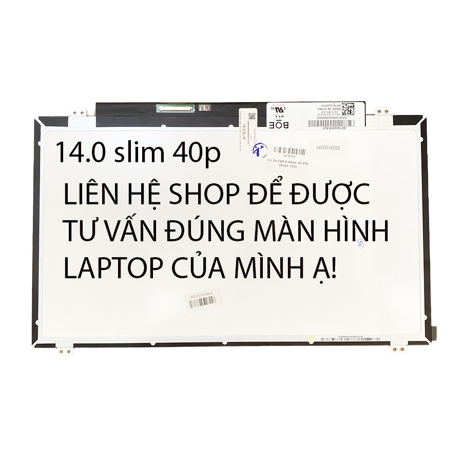 Màn Hình Laptop 14.0 Led Mỏng 40 PIN Thay Thế Cho Laptop Dell HP Lenovo Toshiba LG Asus Msi MỚI 100%