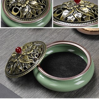 Lư Hương Gốm Sứ cao cấp Xông Trầm, Đốt Hương