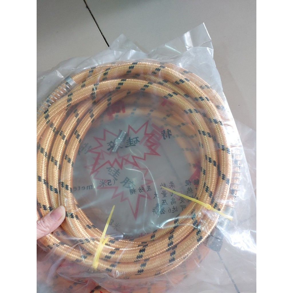 Dây Hơi 3m, 5m - Bàn Ủi Hơi Nước Công Nghiệp - Dây To Mềm, Dùng Cho Nồi Hơi Bàn Là 6PC Chính Hãng
