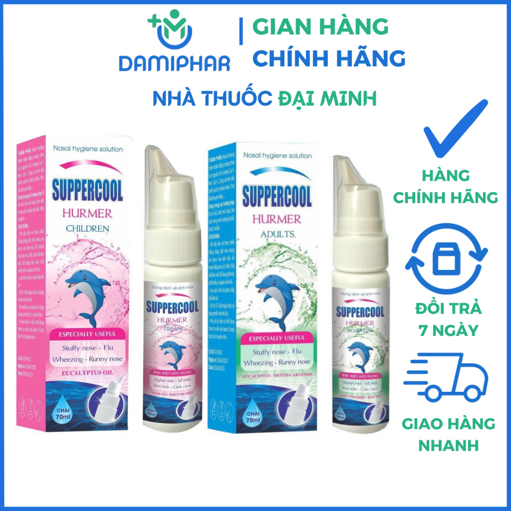 Xịt Mũi Suppercool Hurmer Lọ 70ml | Shopee Việt Nam