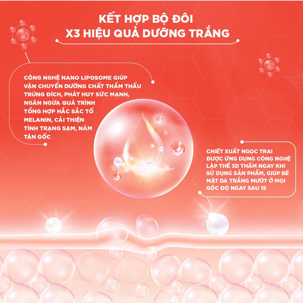 Ảnh Bộ đôi Serum mờ nám 50ml và Kem dưỡng trắng 50ml LANCI dưỡng da trắng mướt 3