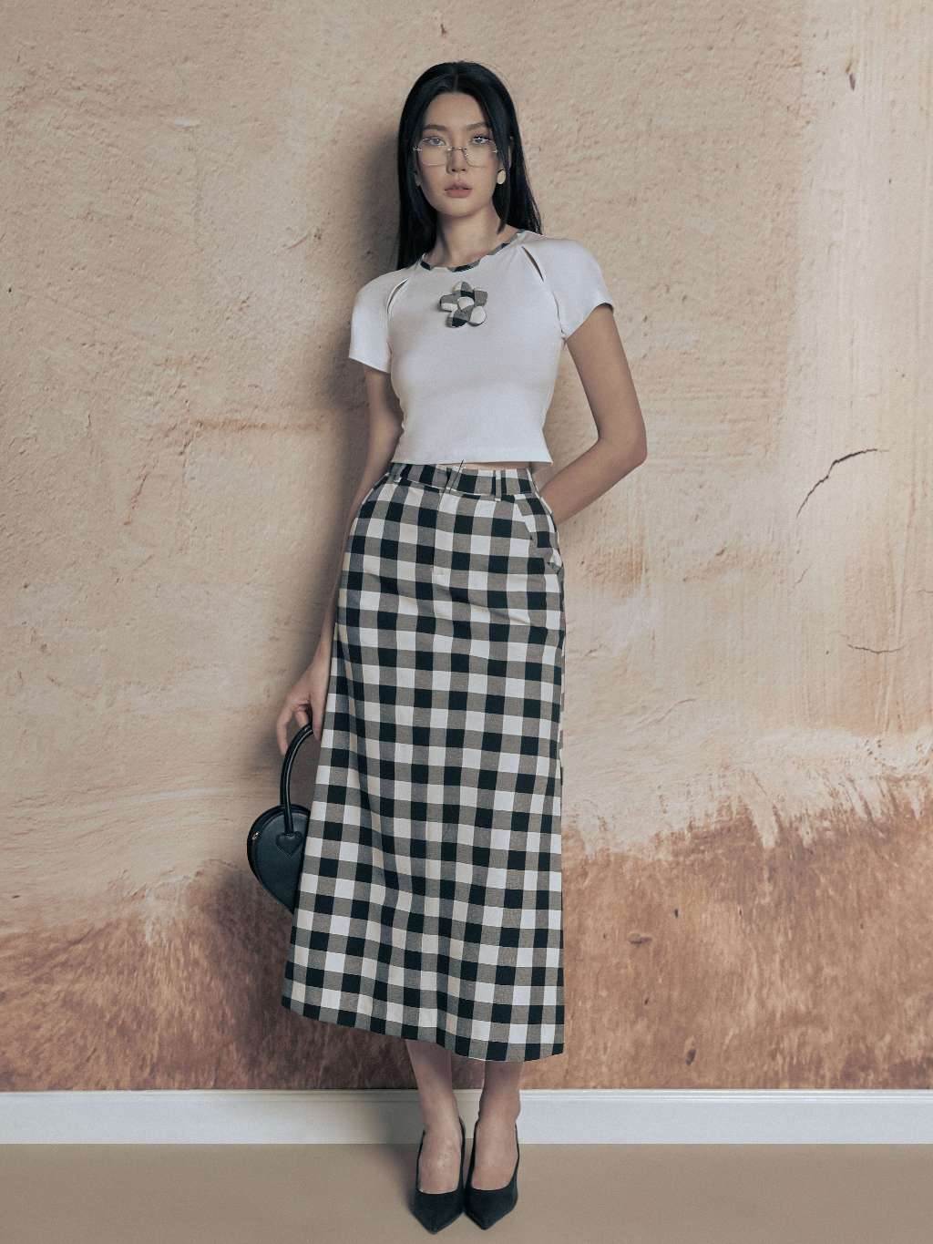 [ÉM by THAI HONG NHUNG] _ VÁY ĐŨI CARÔ _ set look 2 | Shopee Việt Nam