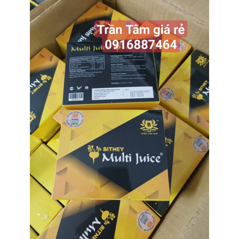 [ hương vị cũ ] multi juice Bitney Malaysia 1 hộp 10 gói | Shopee Việt Nam